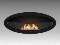Настенный биокамин Lux Fire "Эллипс" 1200